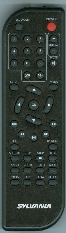 SYLVANIA SDVD9000B2-D Genuine OEM original Remote