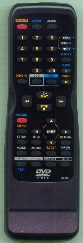 SYMPHONIC NA270UD NA270 Genuine  OEM original Remote