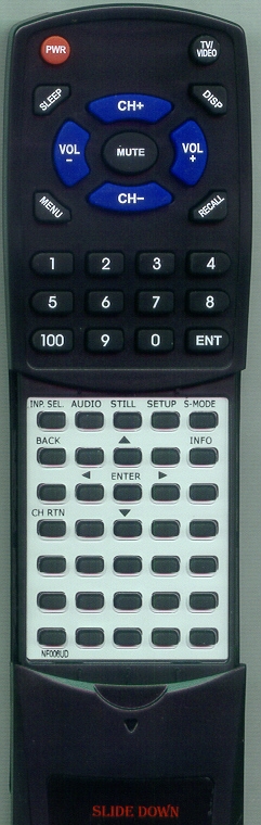 SYMPHONIC NF006UD replacement Redi Remote