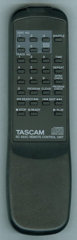 TASCAM 9A10629800 RC-355C Genuine OEM original Remote
