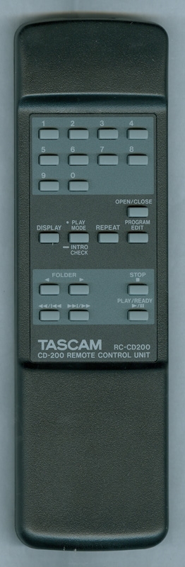 TASCAM E01565500B RC-CD200 Genuine OEM original Remote