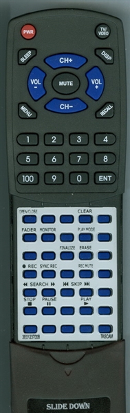 TASCAM 3E0123700B RCRW700 replacement Redi Remote
