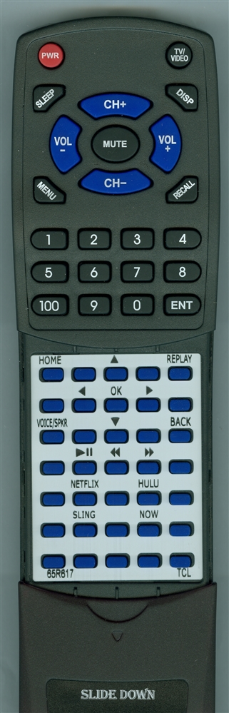 TCL 65R617 replacement Redi Remote