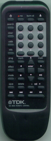 TDK DA-9000 DA9000 Genuine  OEM original Remote