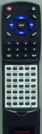 TDK DA3826 replacement Redi Remote