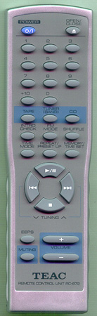 TEAC 01-EXM10000-00 RC-872 Genuine OEM original Remote
