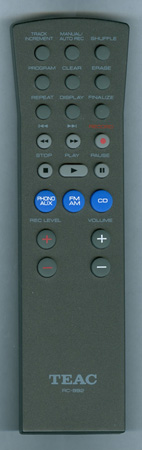 TEAC 02-170GF3501000 RC992 Genuine  OEM original Remote