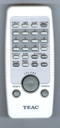 TEAC 100-SD902090W RC858 WHITE Genuine  OEM original Remote