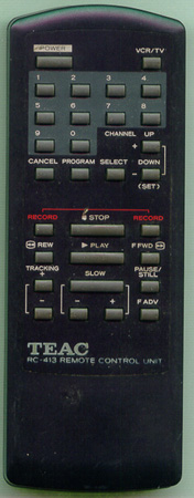 TEAC 9A02561400 RC413 Genuine  OEM original Remote