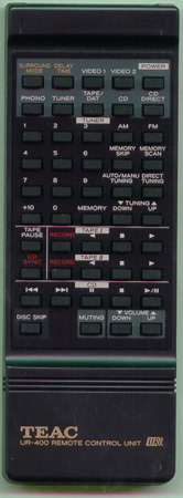 TEAC 9A03562300 UR400 Genuine  OEM original Remote