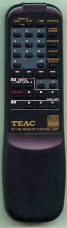 TEAC CEC4U10002617 RC781 Genuine  OEM original Remote