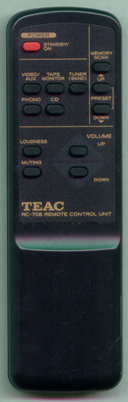 TEAC RC-708 RC708 Genuine  OEM original Remote