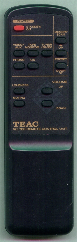 TEAC RC-708 RC708 Refurbished Genuine OEM Original Remote
