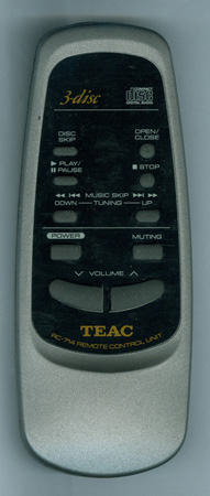 TEAC RC-714 RC714 Genuine  OEM original Remote
