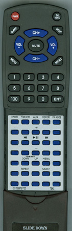 TEAC 02-170SR70I1700 RC1198 replacement Redi Remote