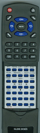 TEAC RC-1187B RC1187B replacement Redi Remote