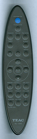 TEAC 02-170CD70I1700 RC-1266 Genuine OEM original Remote
