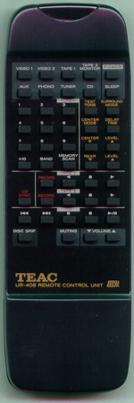 TEAC 9A05474100 UR-406 Genuine OEM original Remote