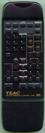 TEAC 9A05815800 UR-407 Genuine OEM original Remote