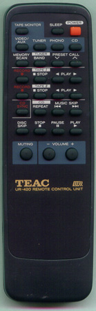 TEAC 9A09763000 UR-420 Genuine OEM original Remote