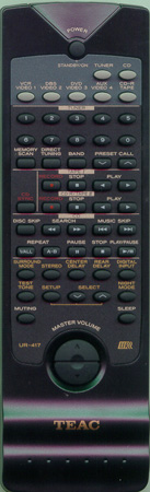 TEAC CARTAGD8900 UR-417 Genuine  OEM original Remote