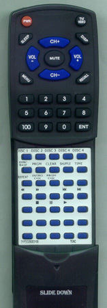 TEAC 01-PDD250E01-00 RC-722 replacement Redi Remote