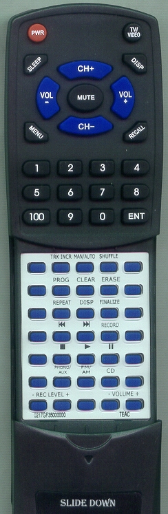 TEAC 02-17GF35000000 RC992 replacement Redi Remote