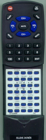 TEAC 02-17SL0000000 RC1075 TEAC replacement Redi Remote