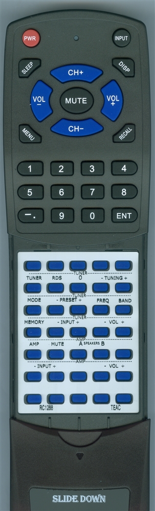 TEAC RC-1288 replacement Redi Remote