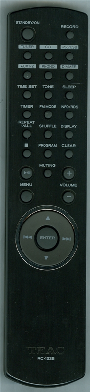 TEAC V00214400A RC-1225 Genuine OEM original Remote