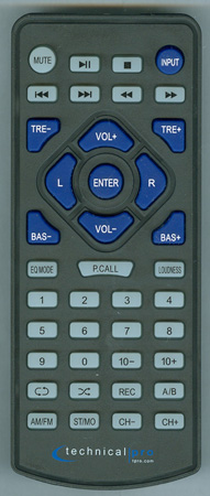 TECHNICAL PRO H2502URIBTREMOTE Genuine OEM original Remote