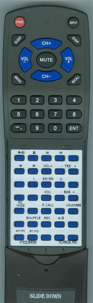 TECHNICAL PRO H1502URIREM replacement Redi Remote