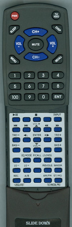 TECHNICAL PRO H2502URIBTREMOTE replacement Redi Remote
