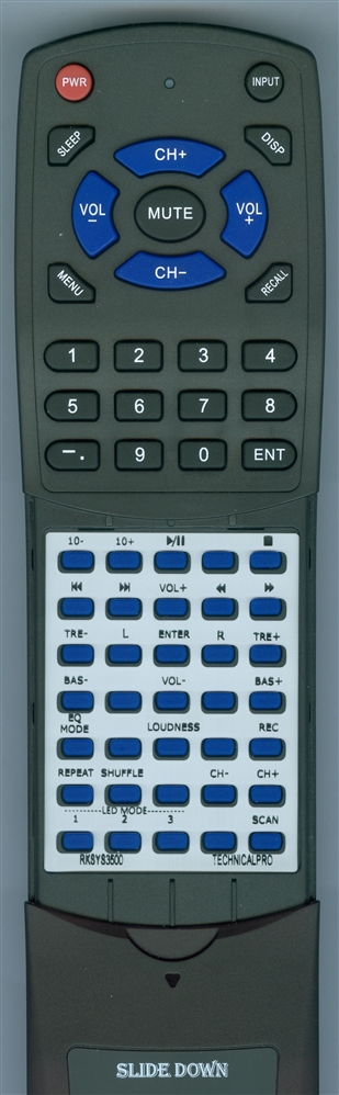 TECHNICAL PRO RKSYS3500 replacement Redi Remote