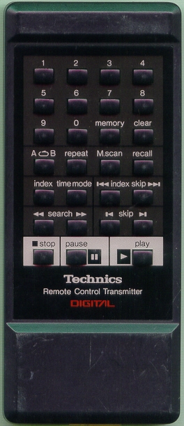 TECHNICS EUR64102 SHR41 Refurbished Genuine OEM Original Remote