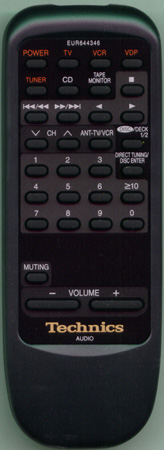 TECHNICS EUR644346 Genuine OEM original Remote