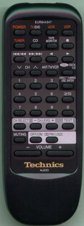 TECHNICS EUR644347 Genuine OEM original Remote