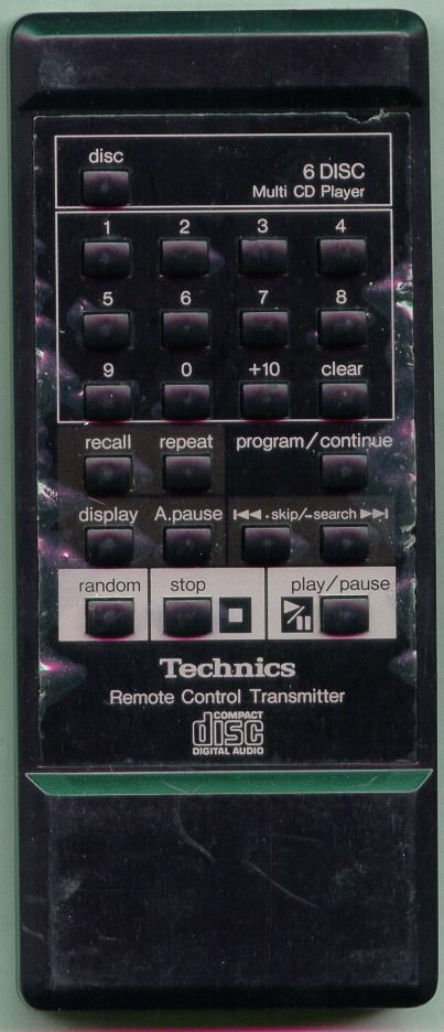 TECHNICS EUR64559 EUR64559 Refurbished Genuine OEM Original Remote
