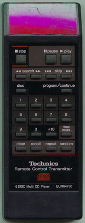 TECHNICS EUR64788 EUR64788 Genuine  OEM original Remote