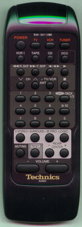 TECHNICS RAK-SA112MH RAKSA112MH Genuine  OEM original Remote