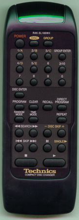 TECHNICS RAK-SL186WH RAKSL186WH Genuine  OEM original Remote