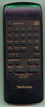 TECHNICS RAK-SL303P RAK-SL303P Genuine  OEM original Remote