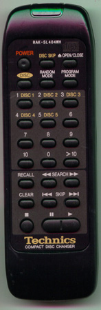 TECHNICS RAK-SL404WH RAKSL404WH Genuine  OEM original Remote