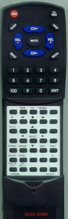 TECHNICS EUR646489 EUR646489 replacement Redi Remote