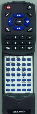 TECHNICS RAK-CH121WH replacement Redi Remote