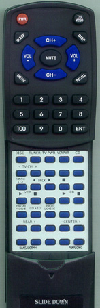 TECHNICS RAK-SA006MH RAKSA006MH replacement Redi Remote