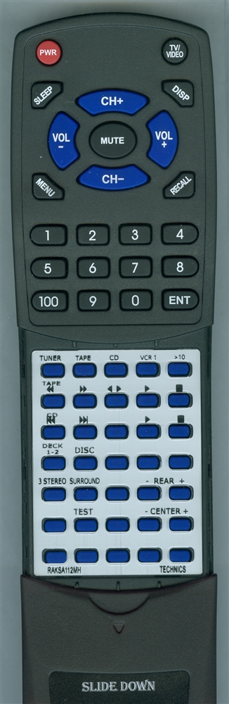 TECHNICS RAK-SA112MH RAKSA112MH replacement Redi Remote