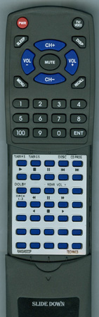 TECHNICS RAK-SA5002P RAKSA5002P replacement Redi Remote