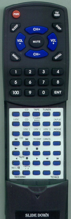 TECHNICS RAK-SC003WH RAKSC003WH replacement Redi Remote