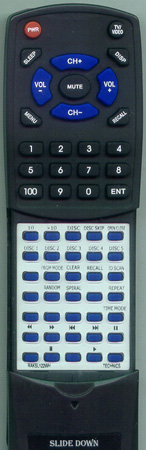 TECHNICS RAK-SL122WH RAKSL122WH replacement Redi Remote